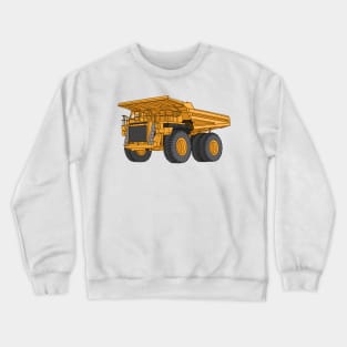 Haul truck cartoon illustration Crewneck Sweatshirt